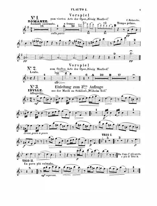 Flute 1, 2