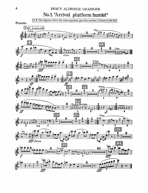 Piccolo, Flute 1/2