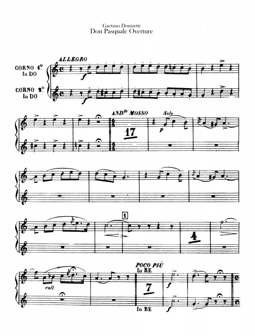 Horn 1/2 (C), Horn 3/4 (A)