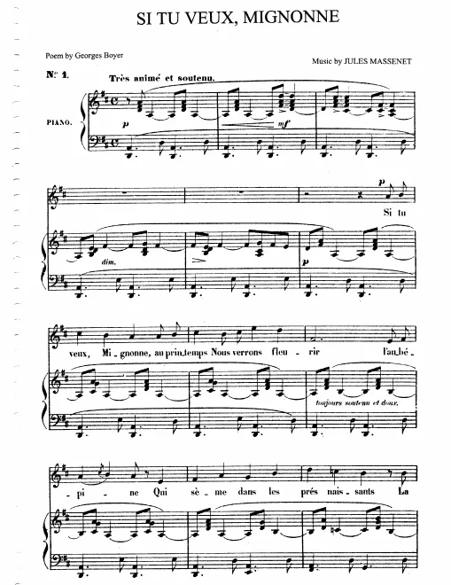 Complete Score (medium voice, in )