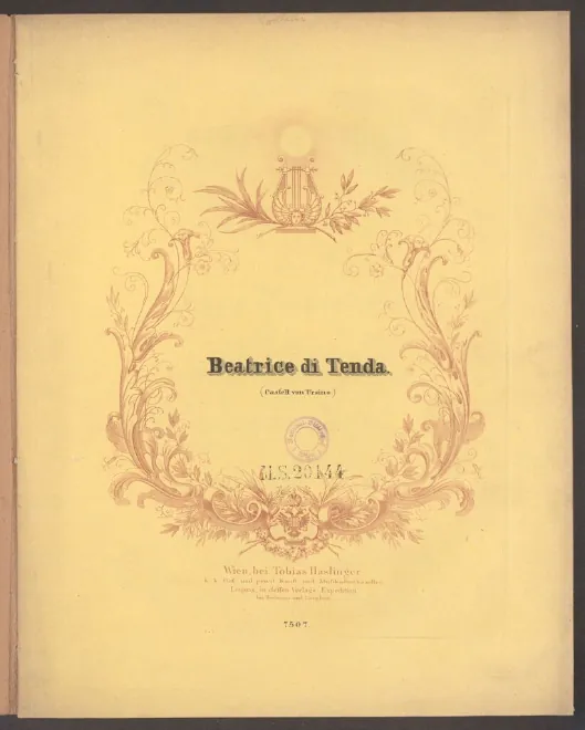 19–21. Beatrice di Tenda