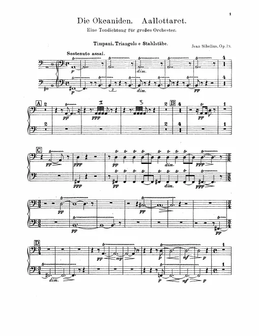 Timpani/Triangle/Stahlstäbe (steel bells)