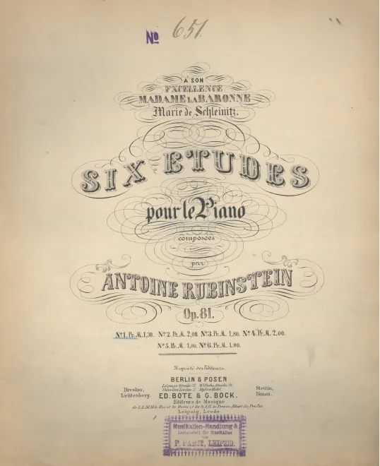 1. Etude in F minor