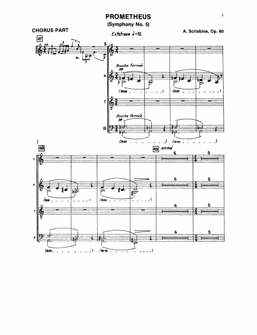 Chorus Score