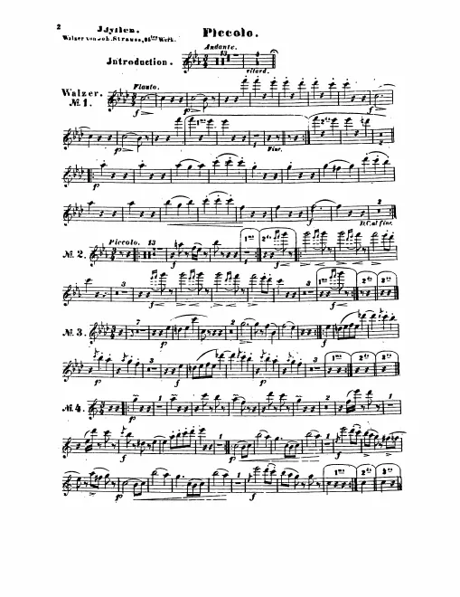 Piccolo, Flute