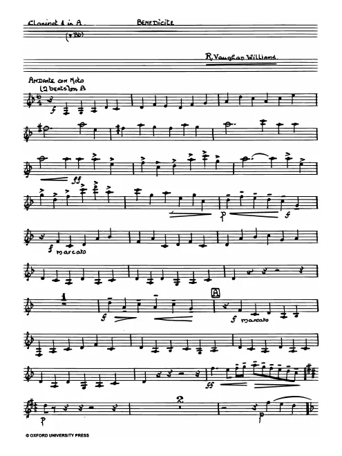 Clarinet 1 (A/B♭)