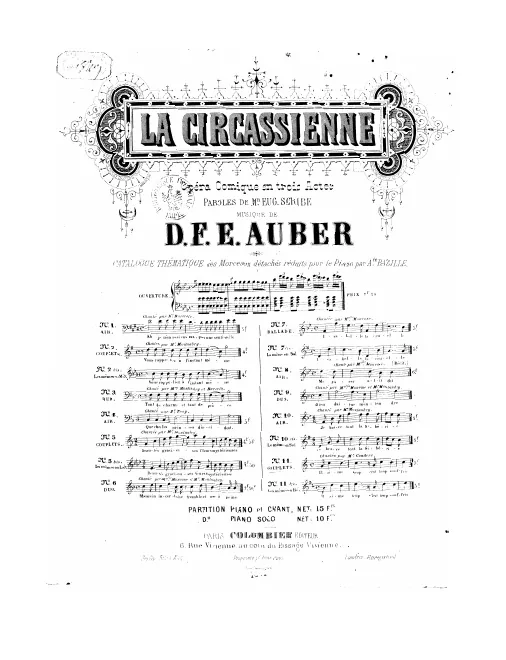 No.11, Couplets: "Il aime trop" (Act III, No.19)