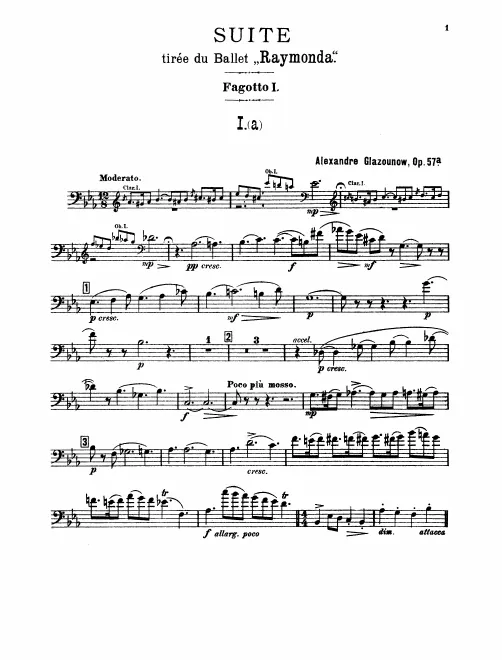 Bassoon 1, 2