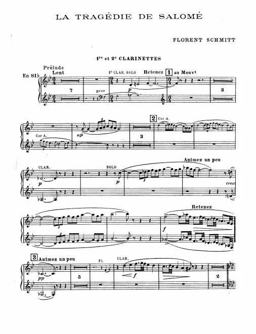 Clarinet 1/2, Bass Clarinet (B)