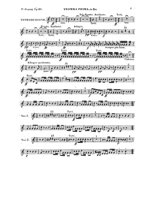 Trumpet 1, 2 (B♭)