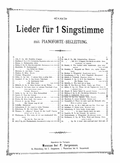 Complete Score (D major)