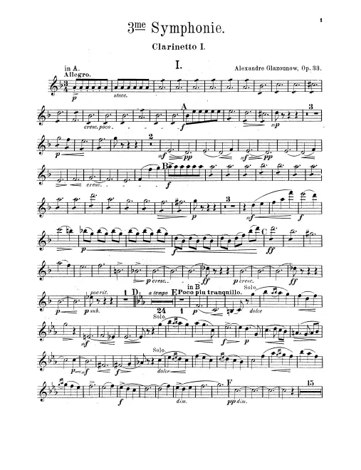 Clarinet 1, 2 (A/B)