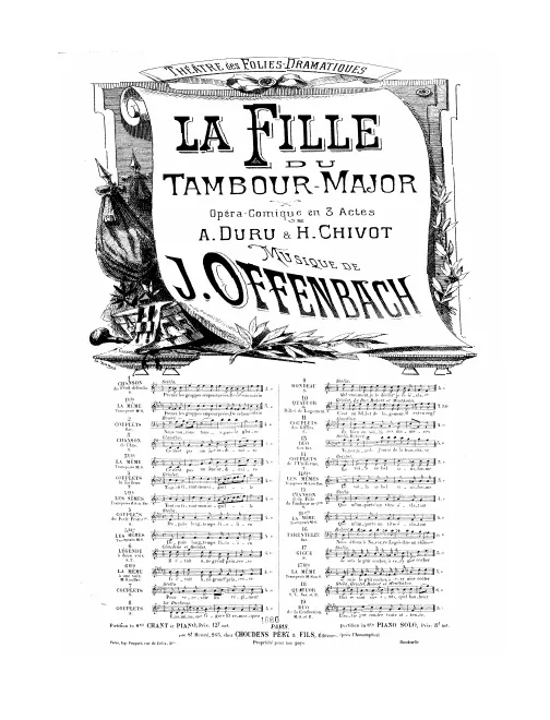 No.4, Couplets du tailleur: "Tout en tirant mon aiguille" (Act I, No.5)