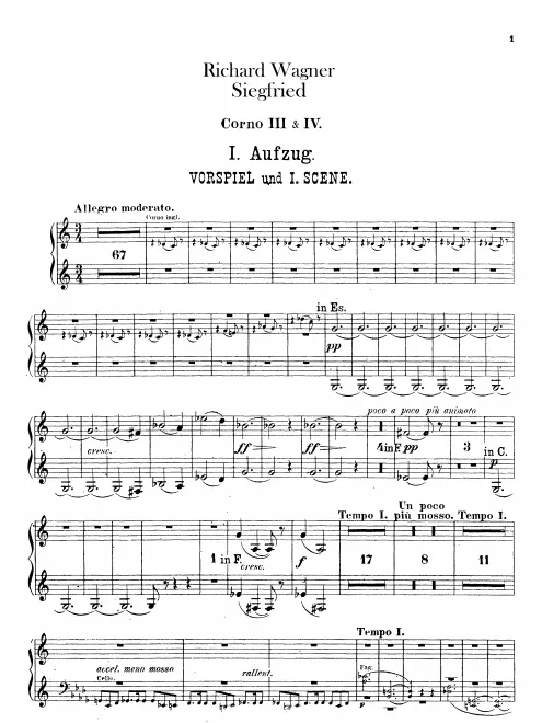 Horn 3/4 (E♭/F/C/D/E/B)
