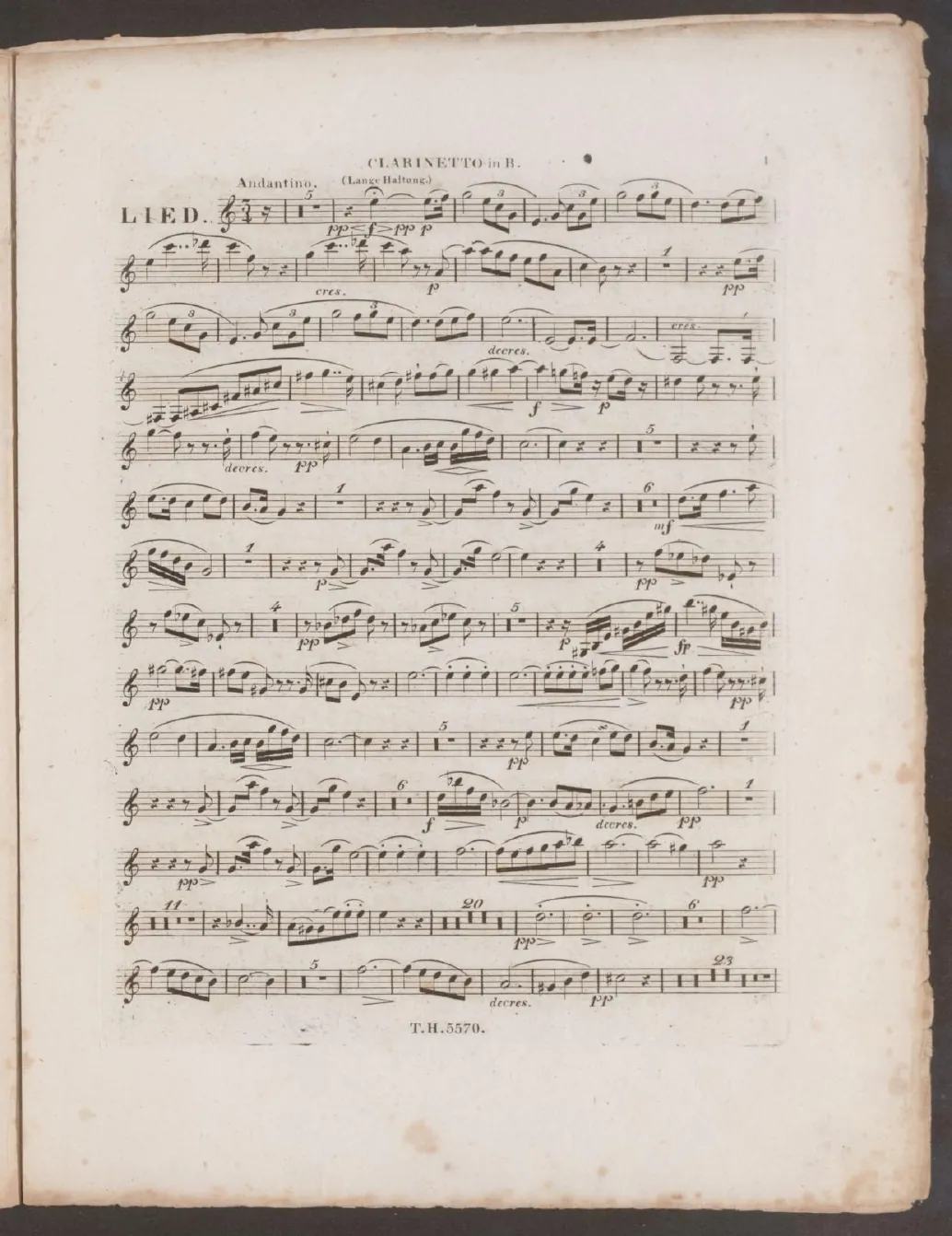 Clarinet (B♭)