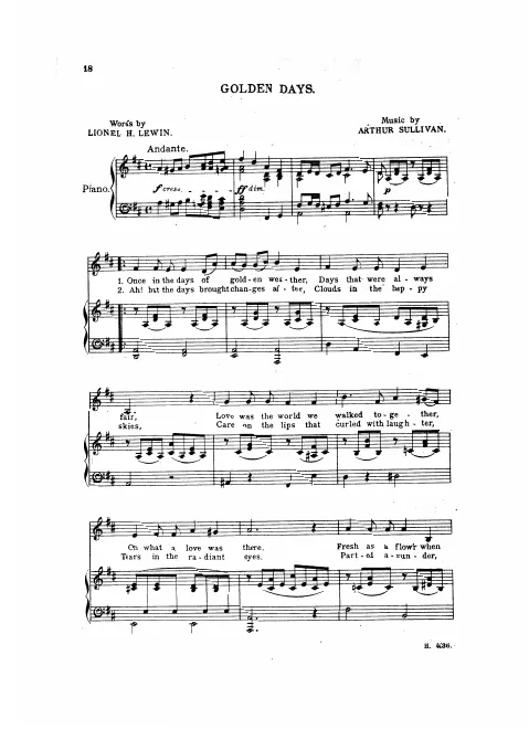 Piano score