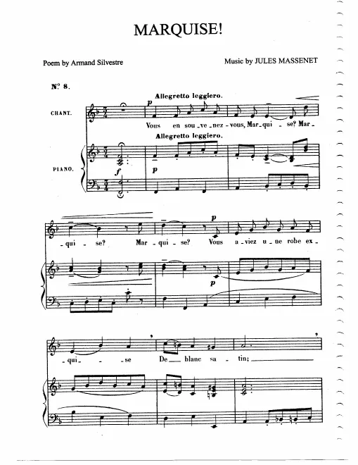 Complete Score (F Major: medium voice and piano)
