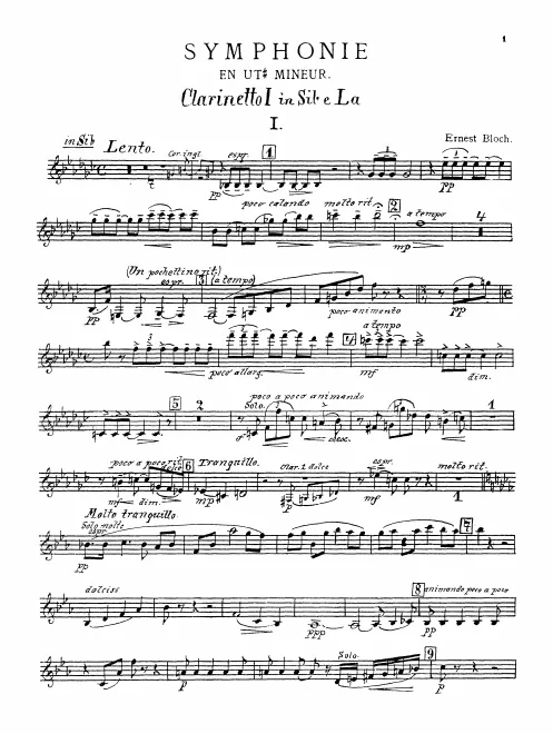 Clarinet 1 (B♭/A)
