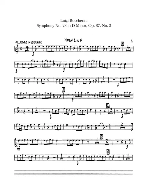 Horn 1, 2 (F)