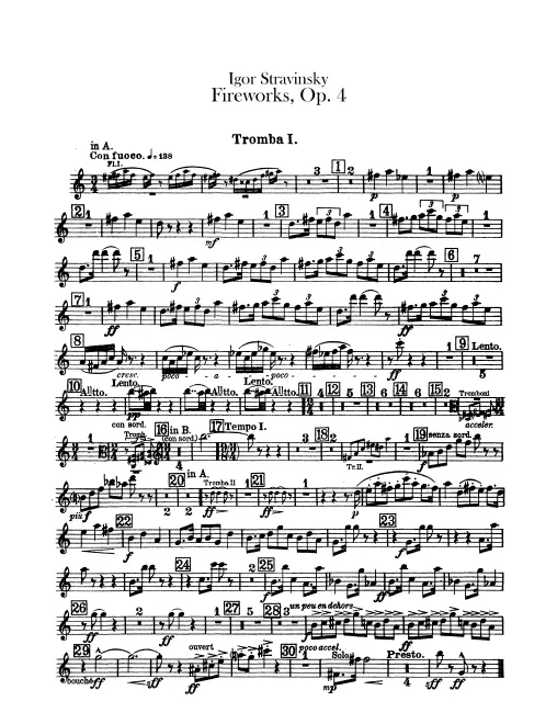 Trumpet 1, 2, 3 (A, B)
