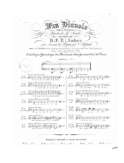 8. Barcarolle: "Agnès la jouvencelle" (Act II, No.9)
