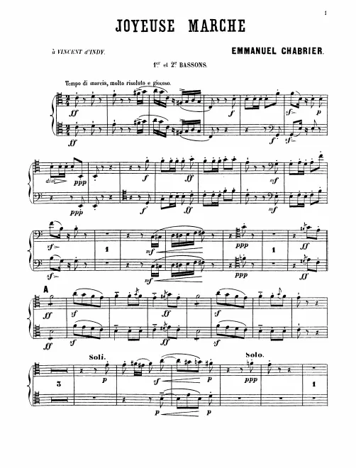 Bassoon 1/2, 3/4