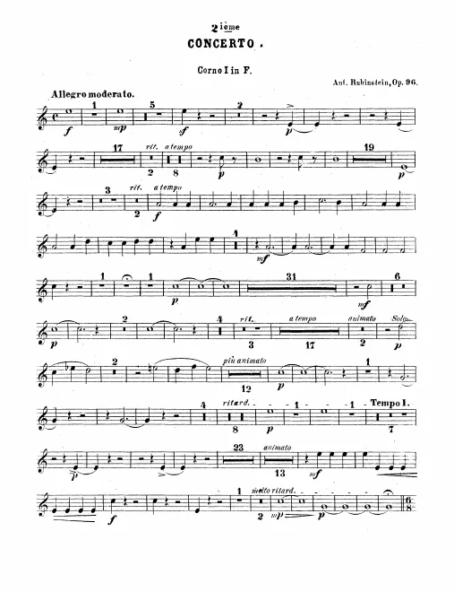 Horn 1, 2 (F)