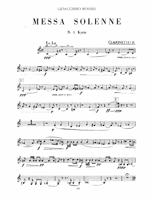 Clarinet 2 (A, B♭)