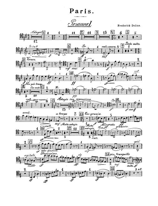 Trombone 1, 2, 3, Tuba