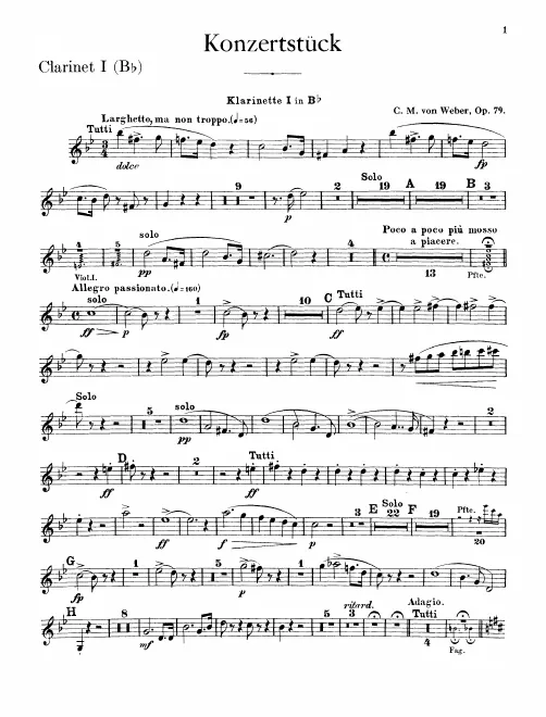 Clarinet 1, 2 (B)