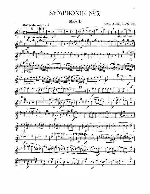Oboe 1, 2