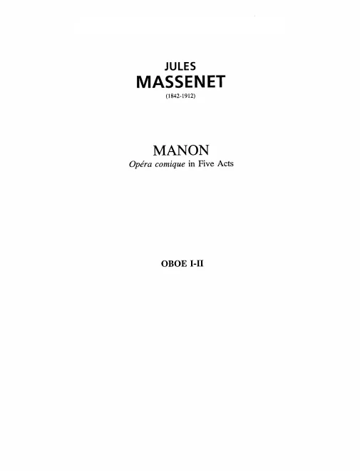 Oboe 1/2/English Horn
