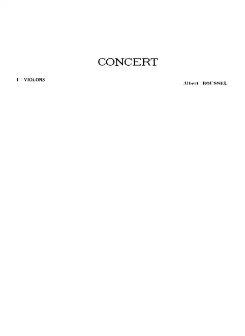 Violins I
