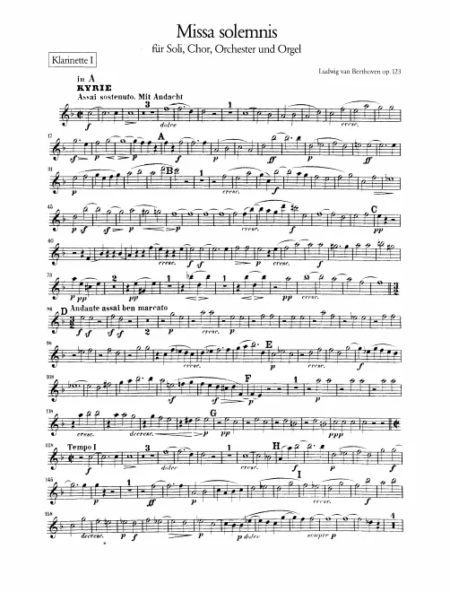 Clarinet 1, 2 (A/C/B♭)