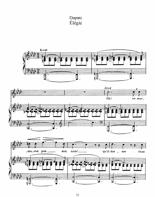 Complete Score (Original key, high voice)