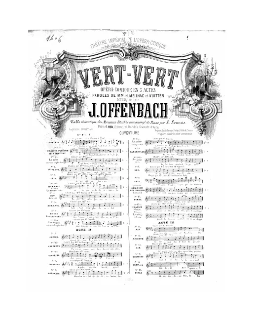 No.1 ter , Chanson funèbre: "Il était beau" (Act I, No.1b), D major