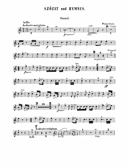 Horn 1, 2, 3, 4 (E♭)