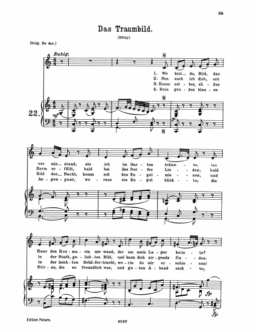 Complete Score (low voice, C major)
