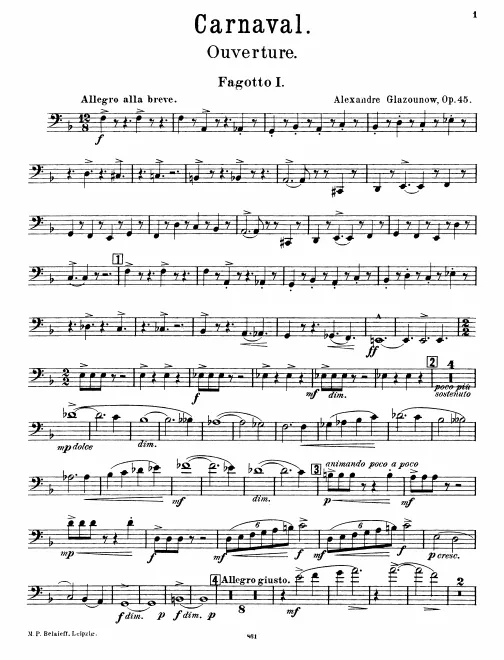 Bassoon 1, 2
