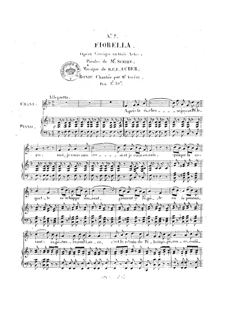 No.7, Ronde: "Après les richesse" (Act II, No.5b)