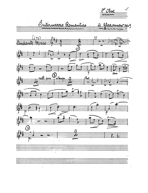 Oboe 1, 2