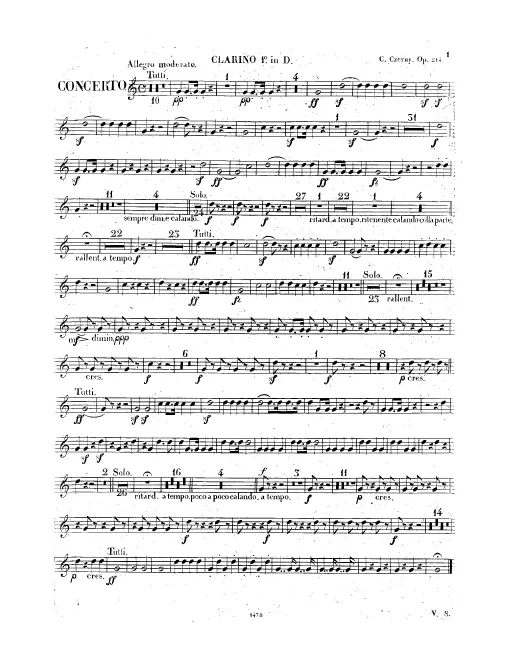 Trumpet 1, 2 (D)