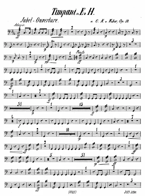 Triangle, Cymbals/Bass Drum