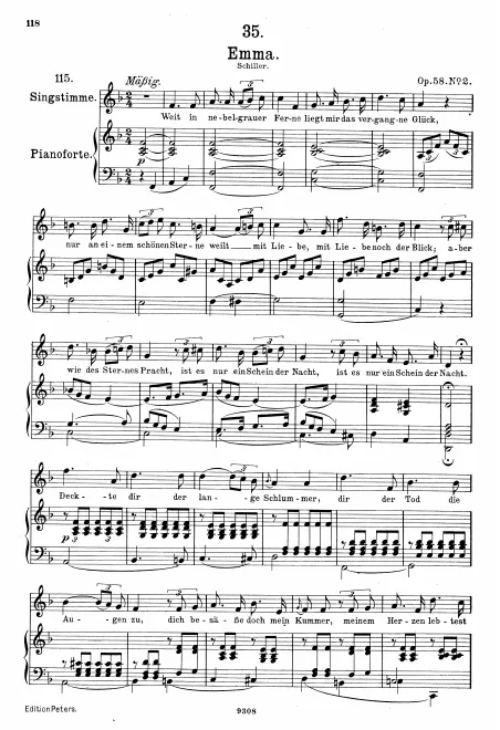 Complete Score (Original / High voice, F major)