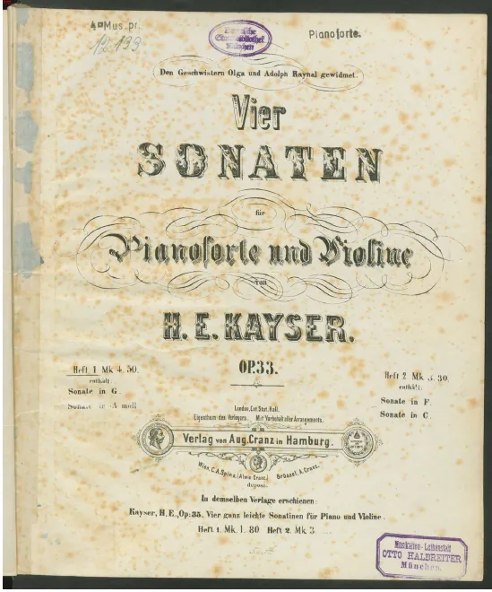 Complete Score and Part (color)