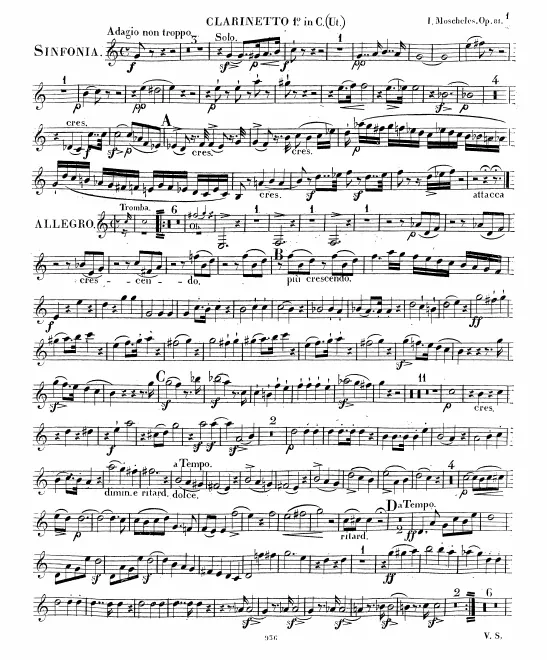 Clarinet 1, 2 (C, B♭)