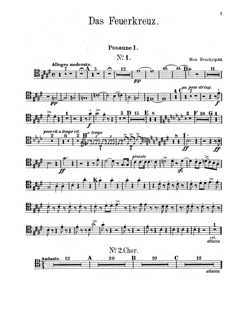 Trombone 1, 2, 3, Tuba