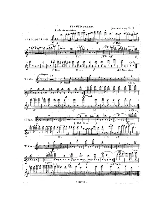 Flute 1, 2