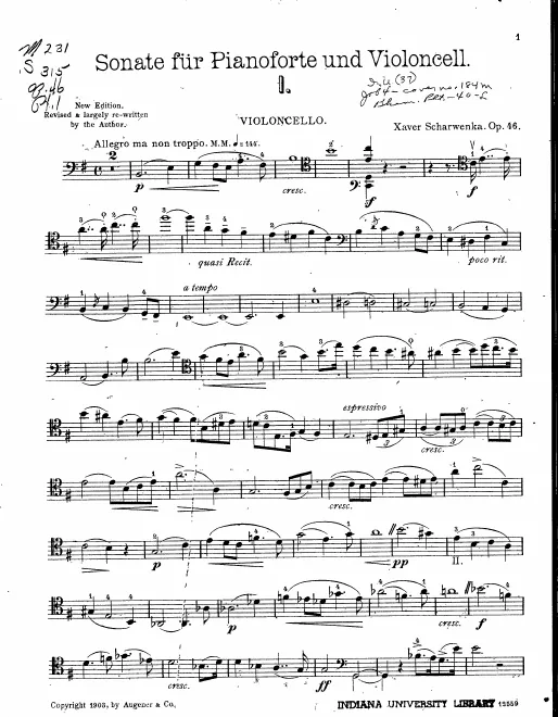 Cello Part