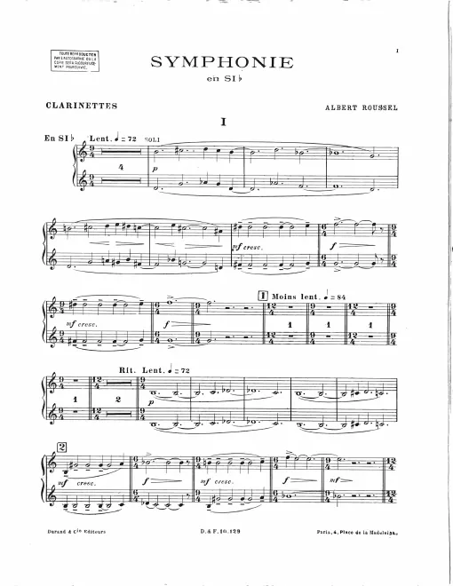 Clarinet 1/2 (B)